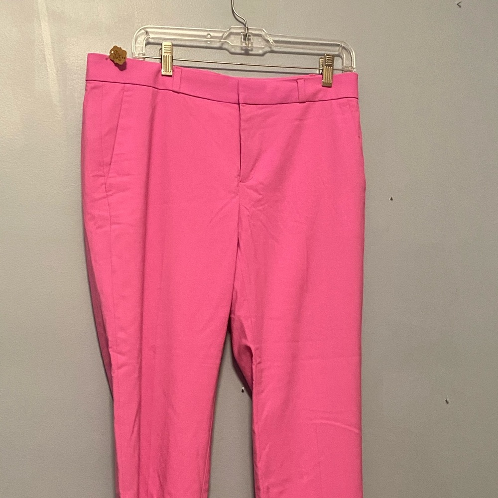 Hot pink pants